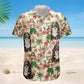 Personalized Aloha Shirt – Custom Photo With Hula Girl Tropical Pattern Hawaiian Shirt - Custom Photo Hawaiian Shirts