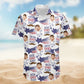 Best Dad Ever Photo Insert – Personalized Photo Hawaiian Shirt