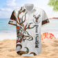 Personalized Hunting Aloha Shirt – Deer Hunting Camo Realtree Custom Name Tactical Aloha Shirts - Custom Hawaiian Shirts
