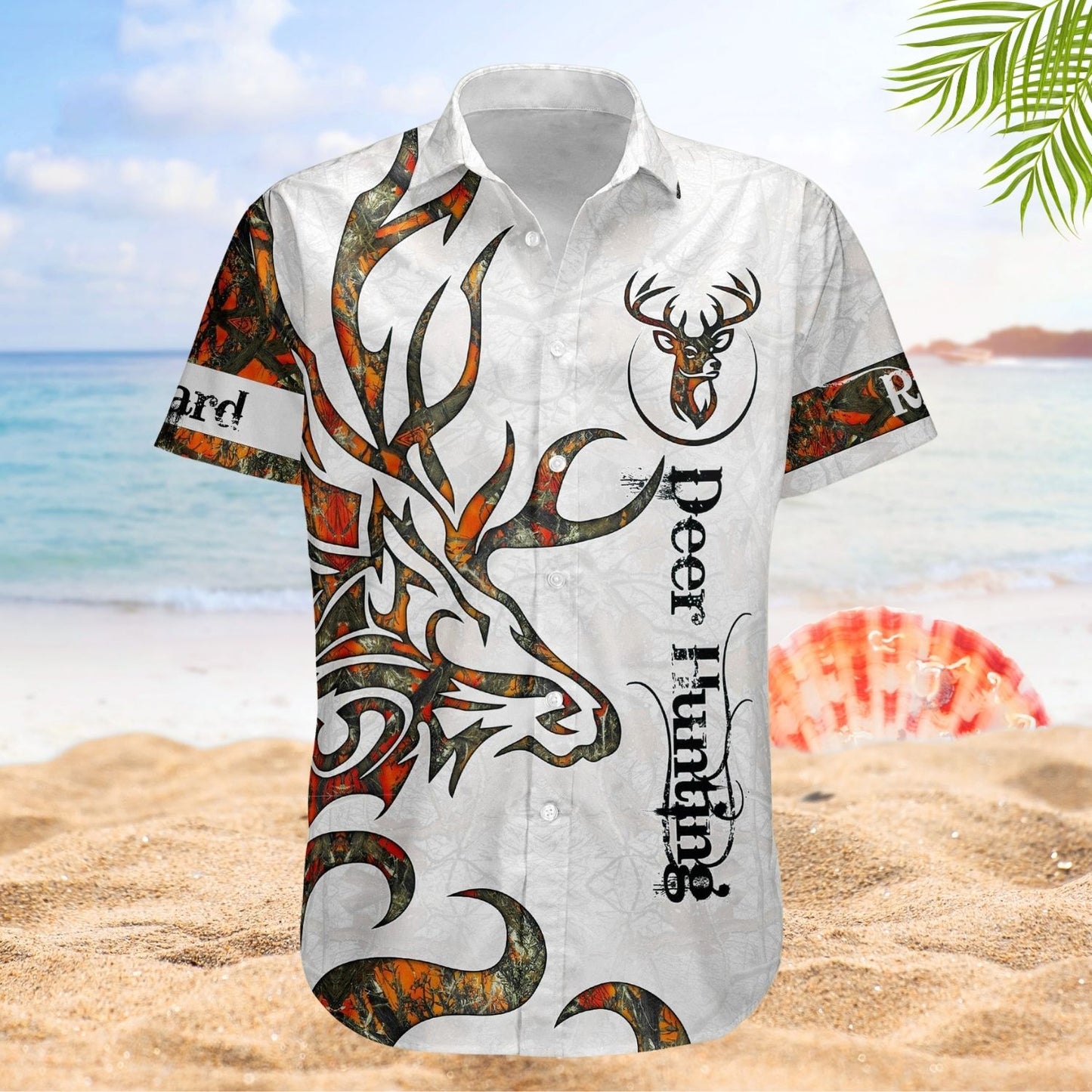 Personalized Hunting Aloha Shirt – Deer Hunting Camo Realtree Custom Name Tactical Aloha Shirts - Custom Hawaiian Shirts