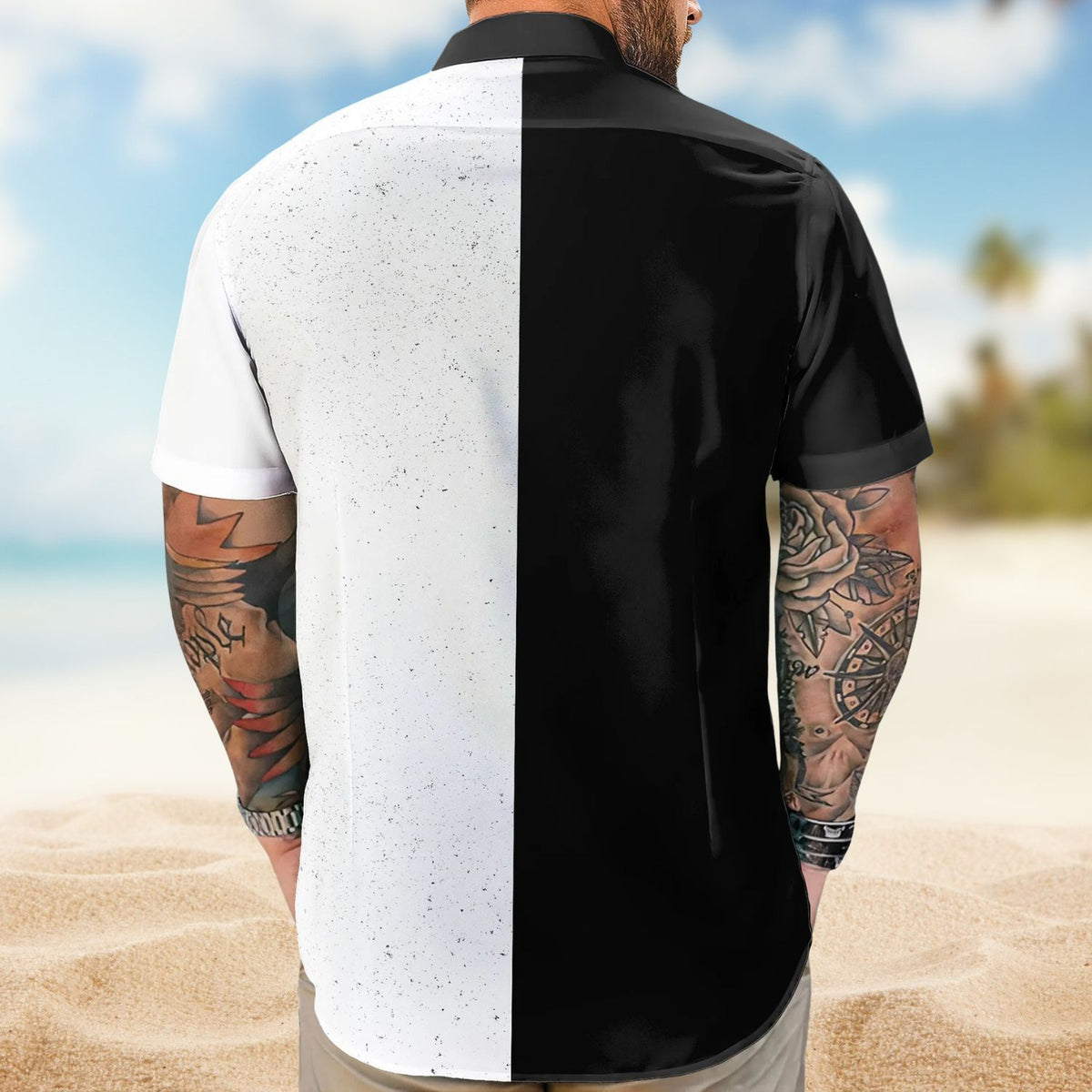 Custom Retro Cars Photo Muscle Cars for Men, Husband – Custom Photo Hawaiian Shirt