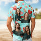 Personalized Summer Shirt - All You Need Is Love With Cupcake And Flowers Custom Photo Hawaiian Shirt