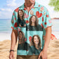 Personalized Summer Shirt - All You Need Is Love With Cupcake And Flowers Custom Photo Hawaiian Shirt