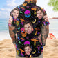Personalized Aloha Shirt – Magic Mushroom And Skull Gift For Men - Custom Photo Hawaiian Shirts
