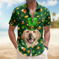 Custom Pet Face St. Patrick’s Day for Dog & Cat Lovers – Personalized Photo Hawaiian Shirt
