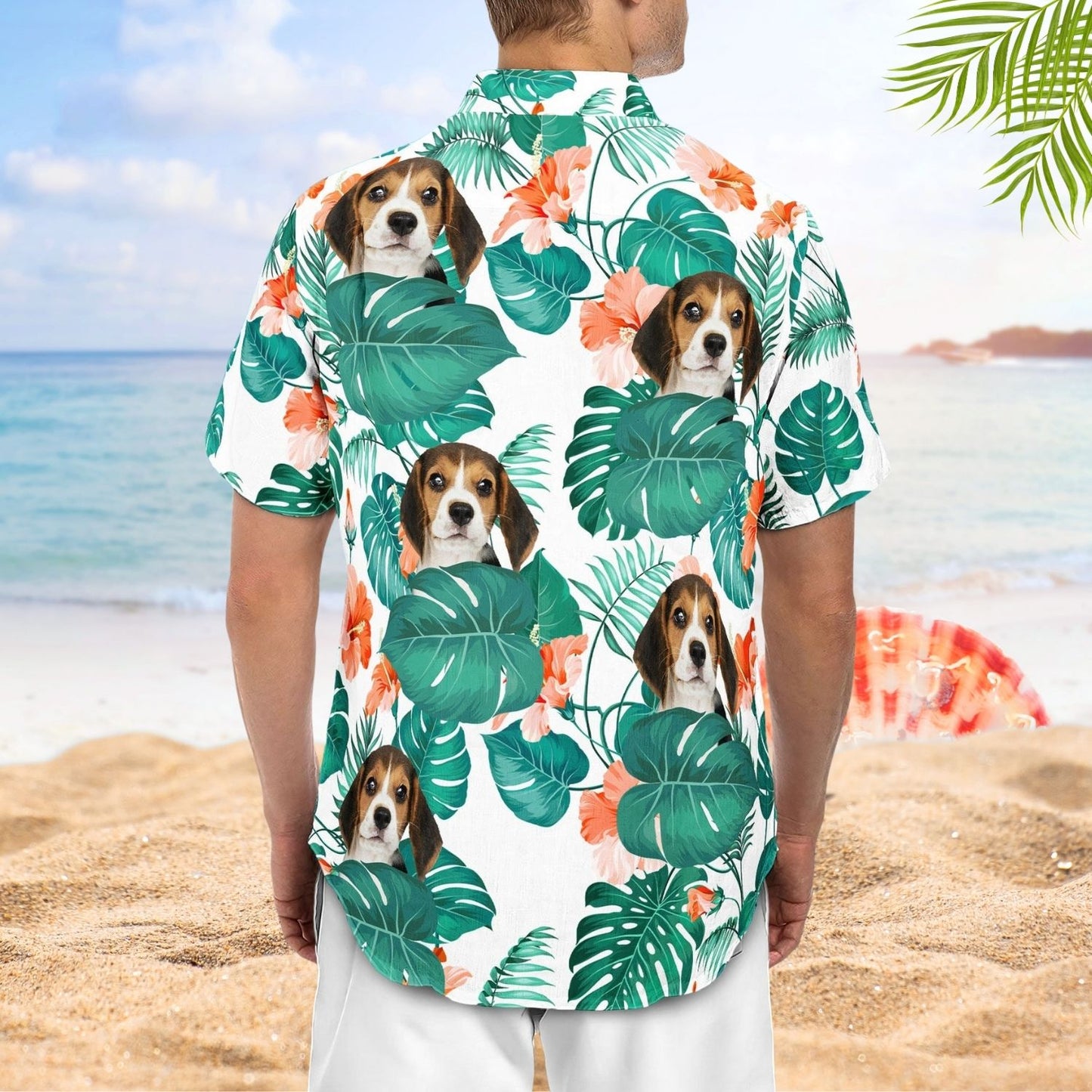 Custom Photo Aloha Shirt – Funny Family Pet Face - Personalized Photo Hawaiian Shirt