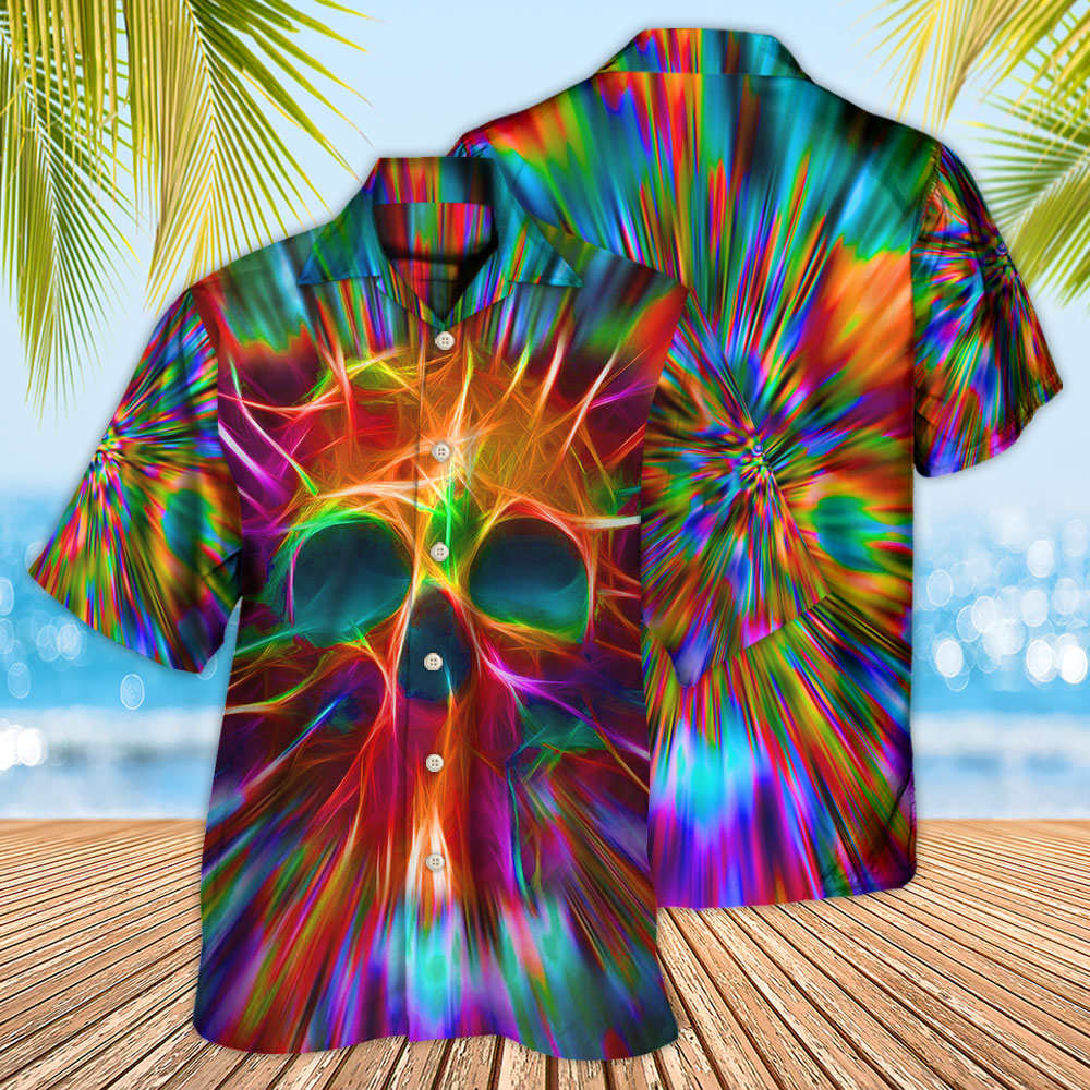 Skull Rainbow Color Love Style Limited Edition – Hawaiian Shirt