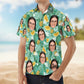 Custom Face Photo – Personalized Hawaiian Shirt