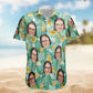 Custom Face Photo – Personalized Hawaiian Shirt