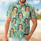 Custom Face Photo – Personalized Hawaiian Shirt
