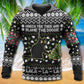 Black Cat Christmas Tree Mischief - 3D Hoodie
