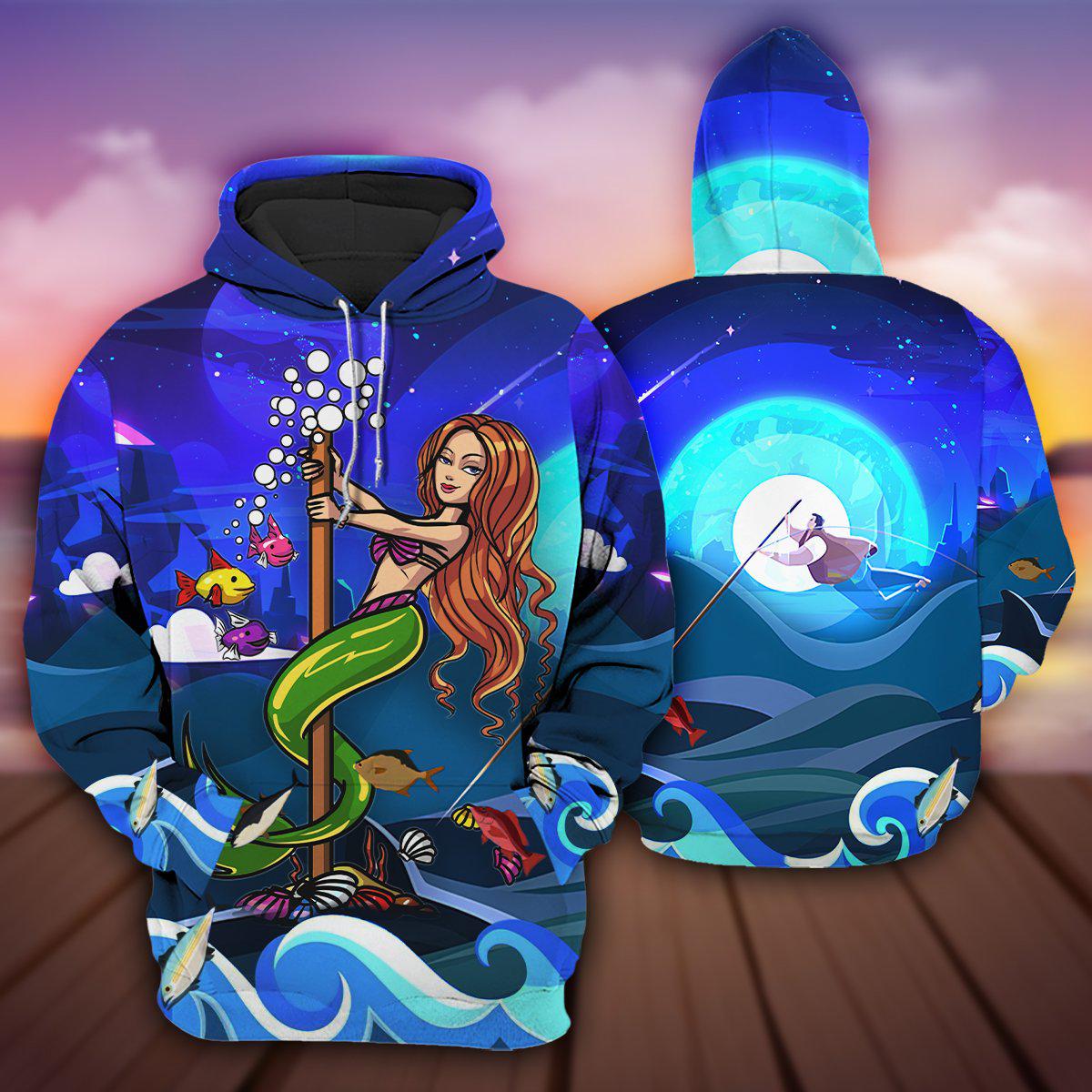 Pole Dance Fun Art – 3D Hoodie