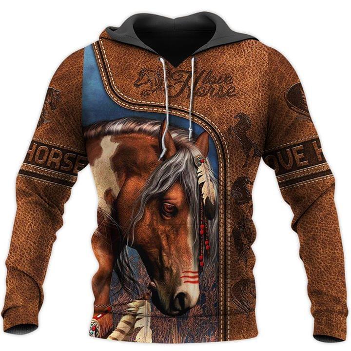Horse Lover Forever Quote Art – 3D Hoodie