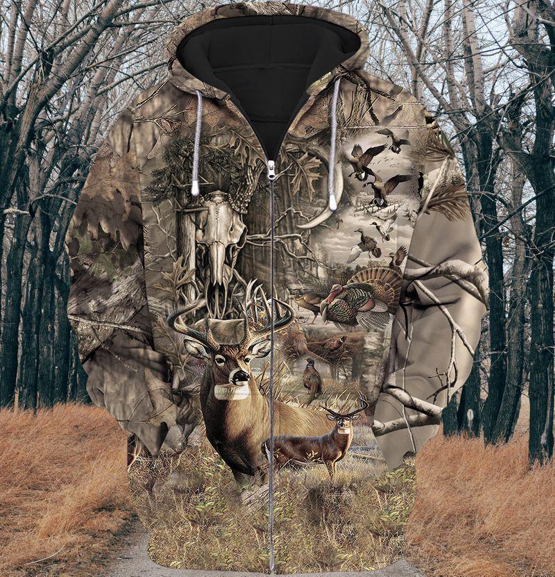 Hunting Deer Amazing Art – 3D Hoodie