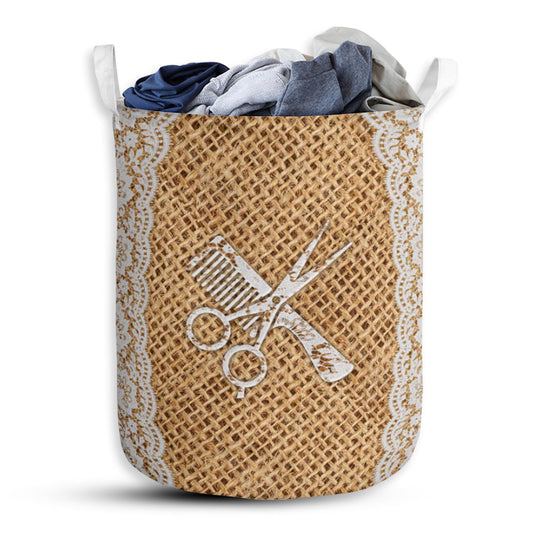 Hairstylist Lace - Laundry Basket - Owls Matrix LTD