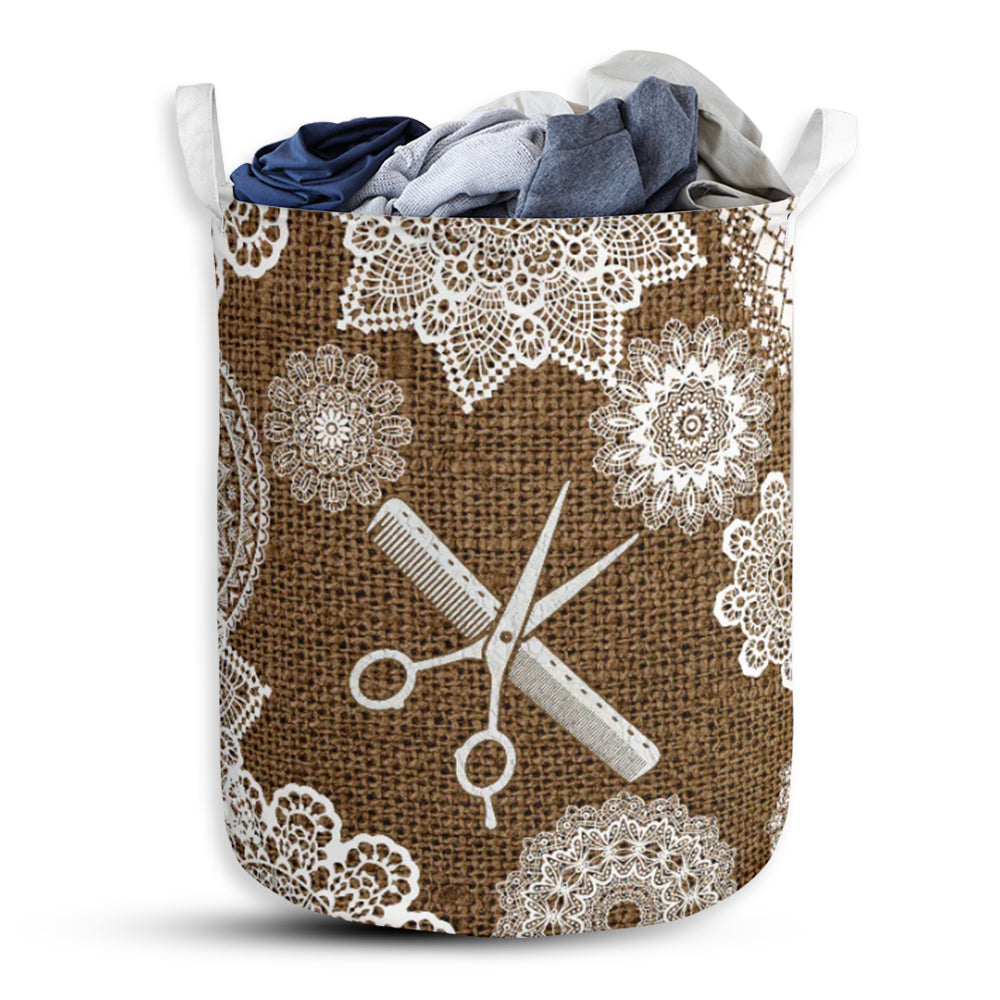 Hairstylist Lace Handmade - Laundry Basket - Owls Matrix LTD