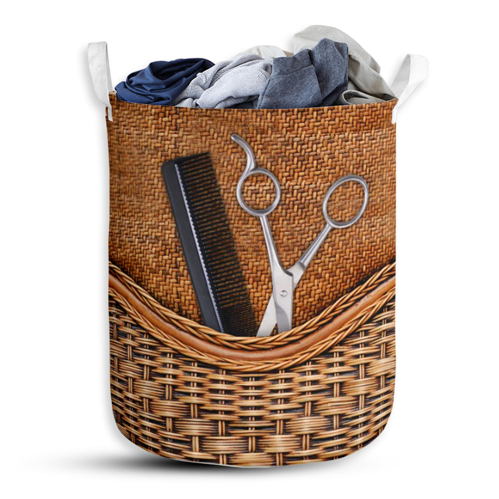 Hairstylist Rattan Teaxture - Laundry Basket - Owls Matrix LTD