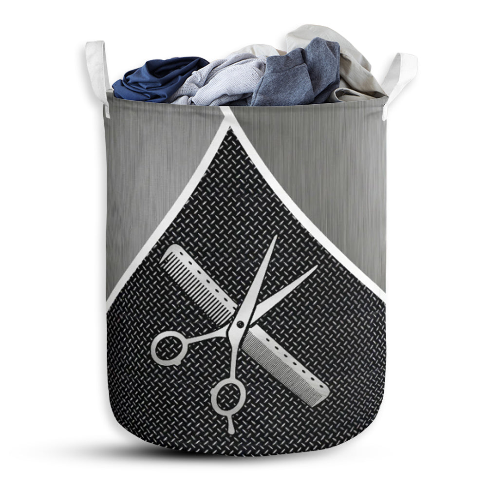 Hairstylist Silver - Laundry Basket - Owls Matrix LTD