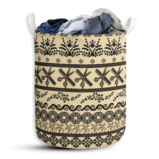 Hairstylist Vintage - Laundry Basket - Owls Matrix LTD