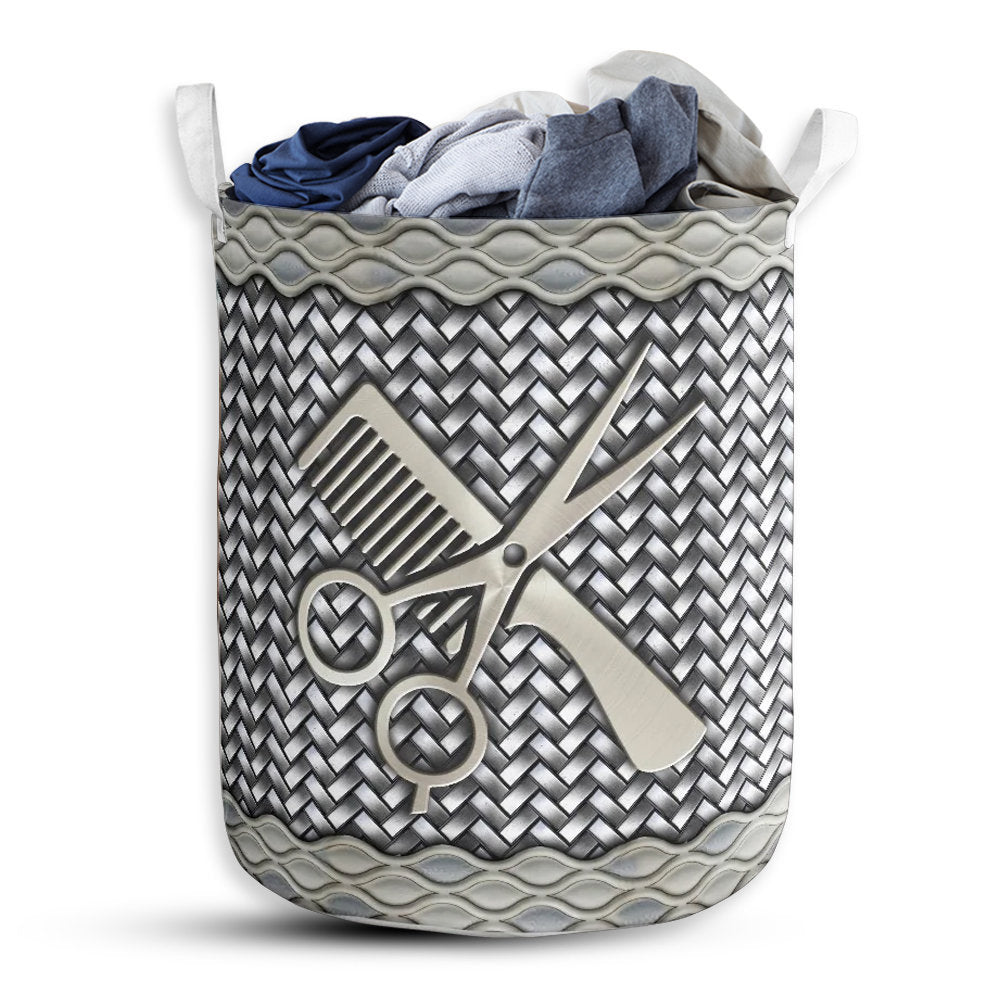 S: 17.72”x13.78” (45x35 cm) Hairstylist Basic Style - Laundry Basket - Owls Matrix LTD