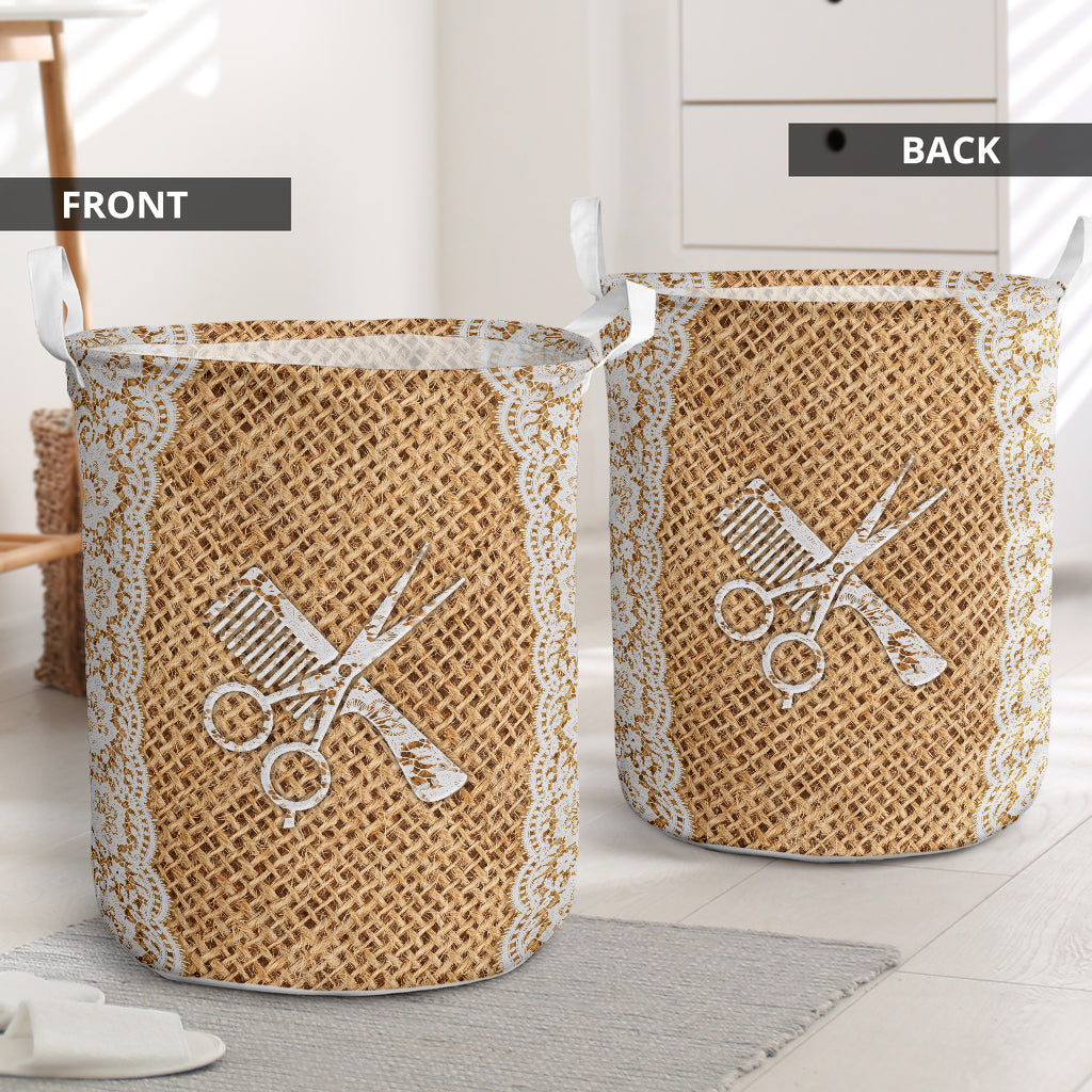 Hairstylist Lace - Laundry Basket - Owls Matrix LTD