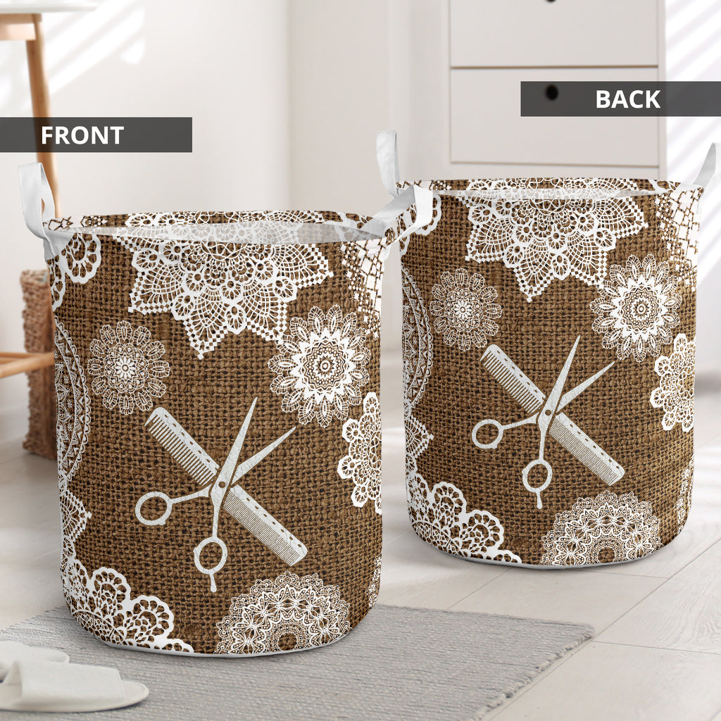 Hairstylist Lace Handmade - Laundry Basket - Owls Matrix LTD
