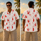 Halloween Hawaiian Shirt- Bloody Splatter Print for the Season