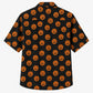 Halloween Hawaiian Shirt- Classic Jack-O-Lantern Print for Fall