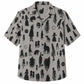 Halloween Hawaiian Shirt- Creepy Folklore Silhouette Print for Fall