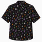 Halloween Hawaiian Shirt- Neon Outline Icon Print for Autumn