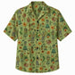 Halloween Hawaiian Shirt- Tiki Hula Skull Print for the Season