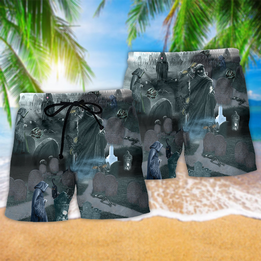 Halloween Tomb Triumph Art – Beach Short