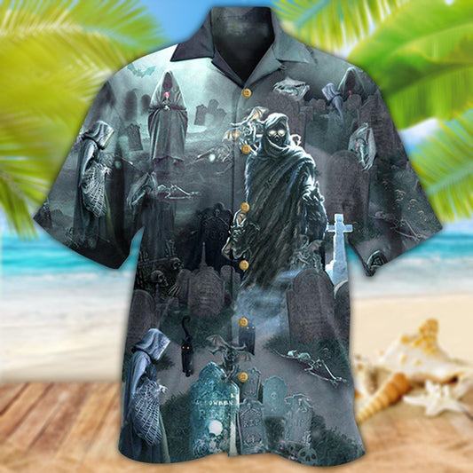 Halloween Death Could Not Hold Him In Tomb Limited Edition – Hawaiian Shirt