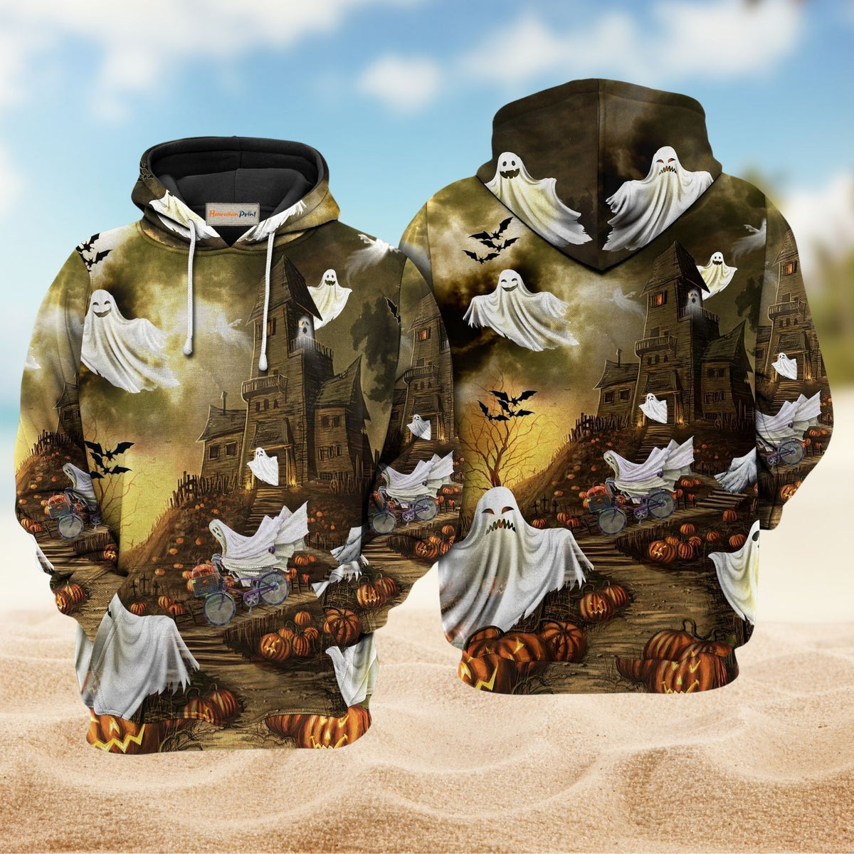 Halloween Ghost Classic Style - 3D Hoodie