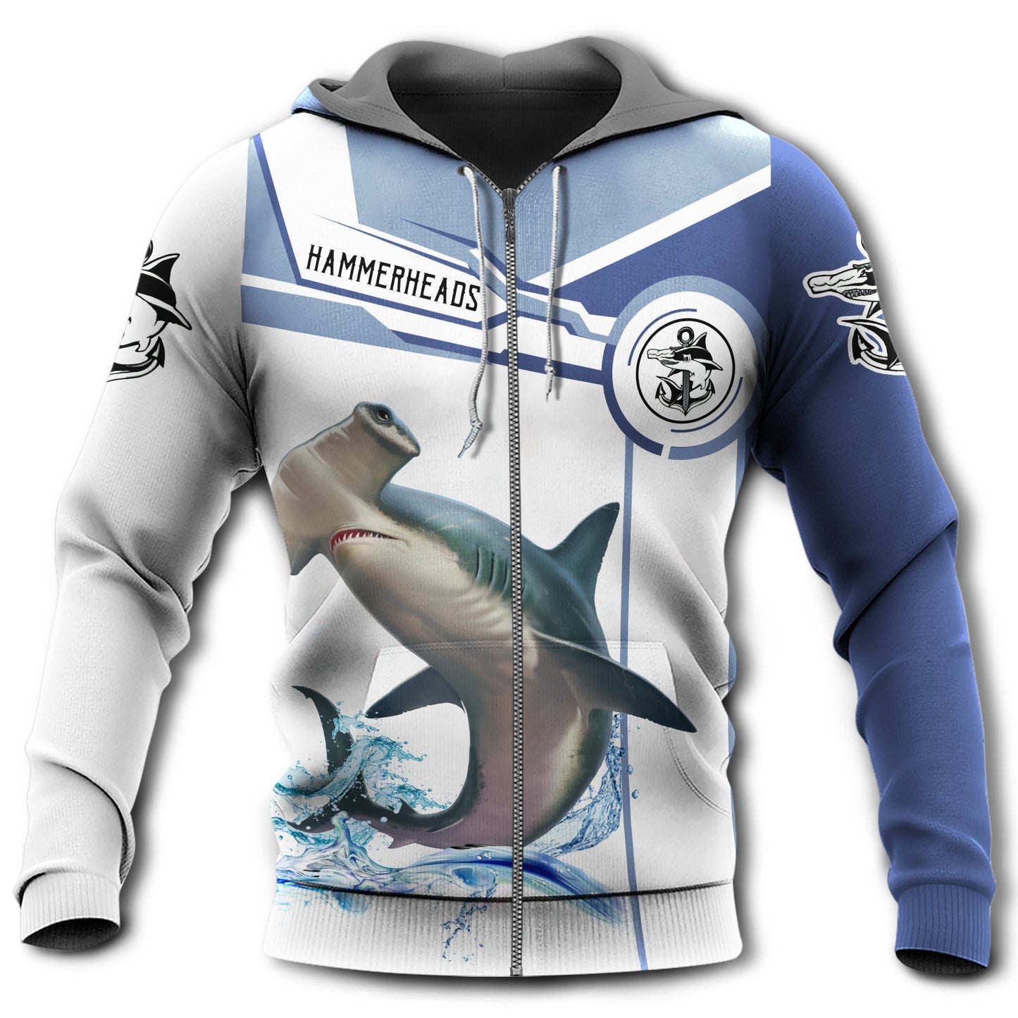 Hammerhead Shark Fishing Team - 3D Hoodie