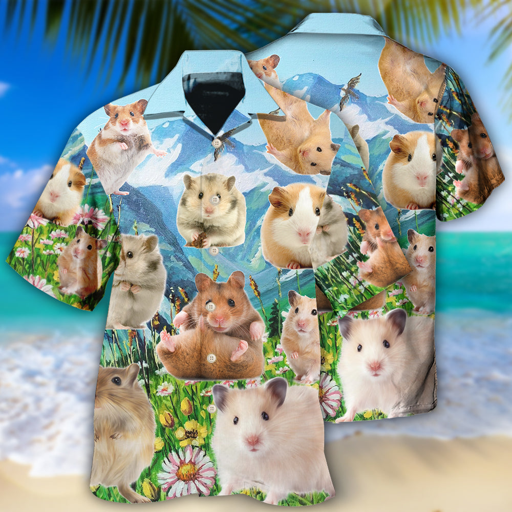 Hamster Make Me Happy Style – Hawaiian Shirt