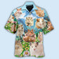 Hamster Make Me Happy Style – Hawaiian Shirt