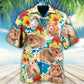 Cute Hamster Flower Love - Hawaiian Shirt