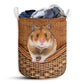 Hamster Rattan Teaxture - Laundry Basket - Owls Matrix LTD