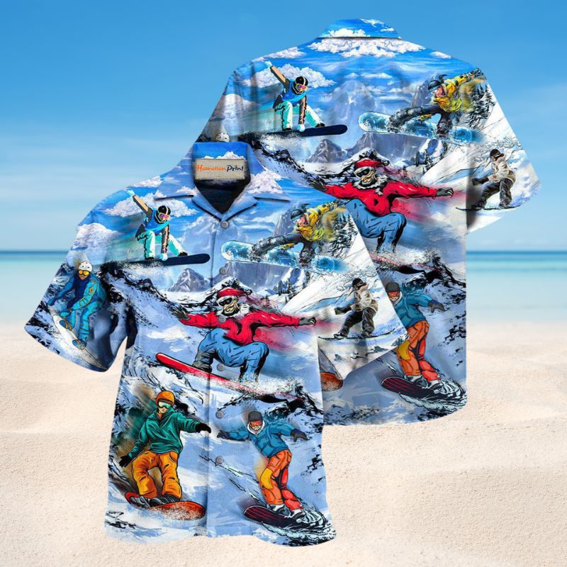 Happiness Is First Tracks On Fresh Snow Edition – Hawaiian Shirt