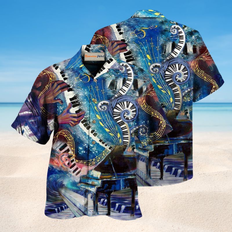 Happiness Is Playing My Piano Edition – Hawaiian Shirt