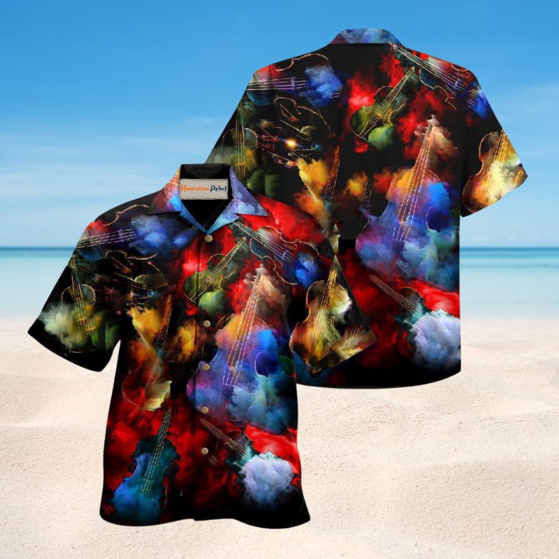 Happiness Is Practicing Violin Edition – Hawaiian Shirt