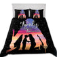 Firefighter Family Strength Bedding Cover For Firefighter Bedroom Decor