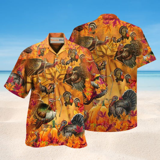 Happy Wishbone Thanksgiving Edition – Hawaiian Shirt