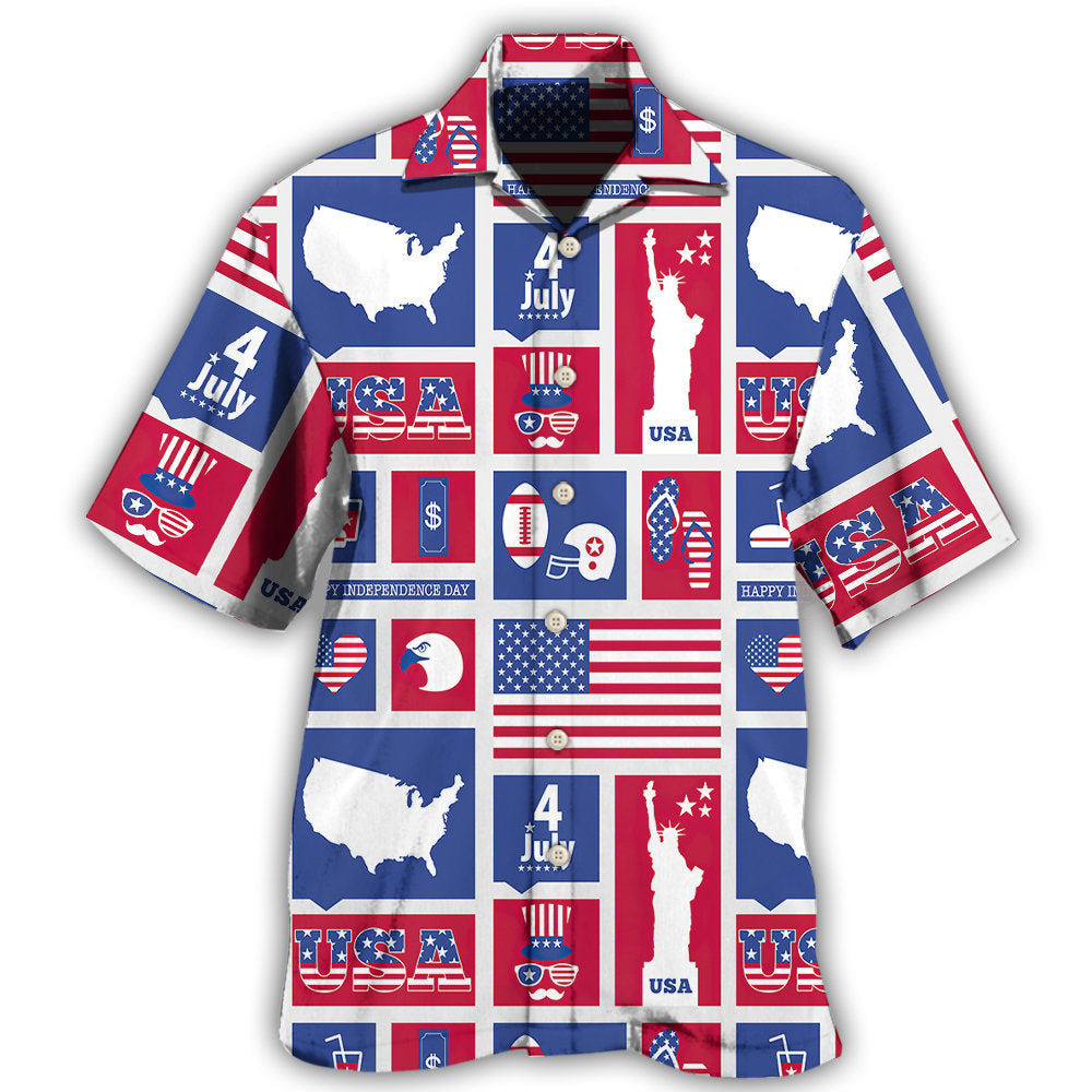 Happy Independence Day Celebration – Hawaiian Shirt