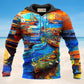 Harbor Sunset Boat Vintage - 3D Hoodie