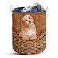 Havanese Dog Rattan Teaxture - Laundry Basket - Owls Matrix LTD