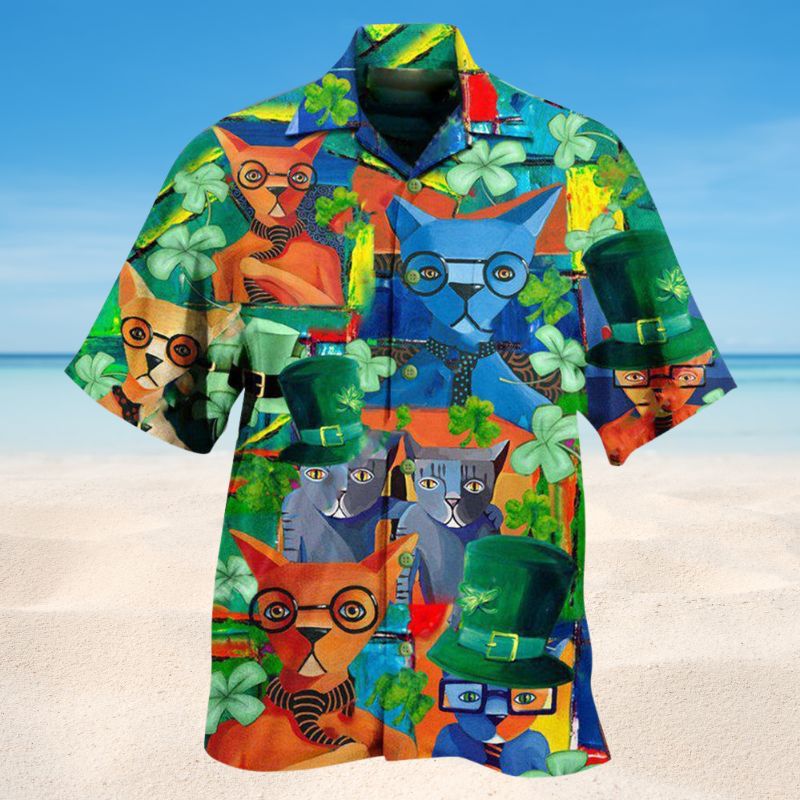 Have A Purrfect Saint Patricks Day Edition – Hawaiian Shirt