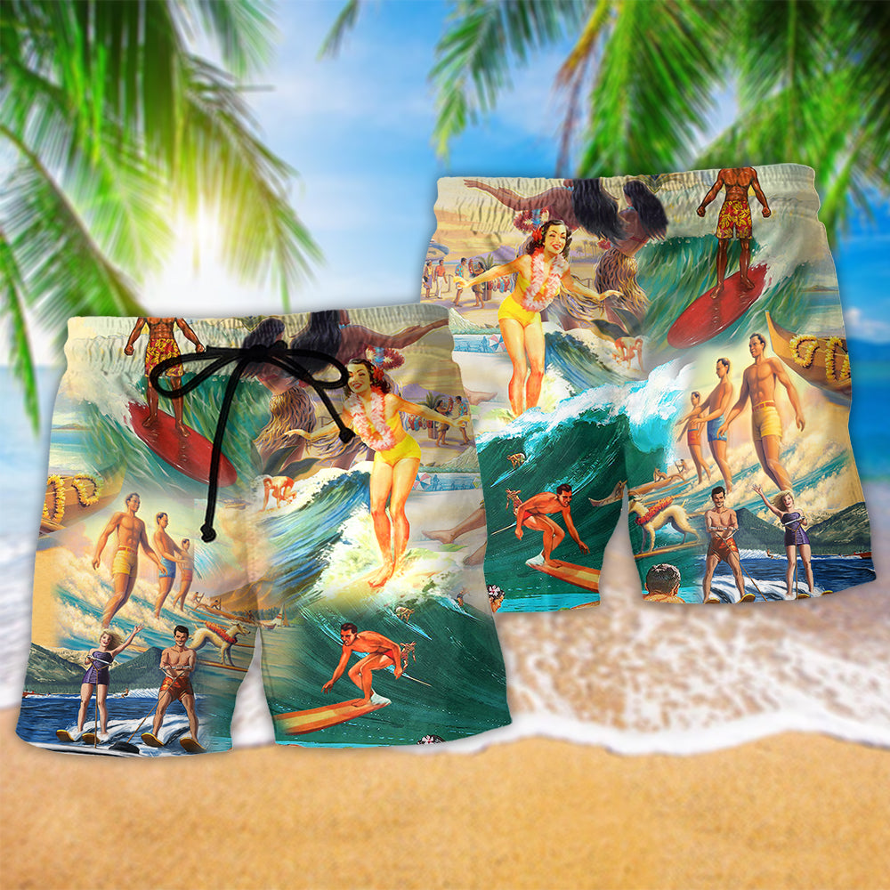 Hawaii Love Life Summer - Beach Short