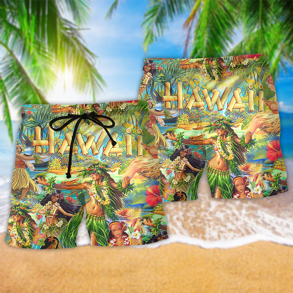 Aloha Spirit Hawaii Christmas - Beach Short